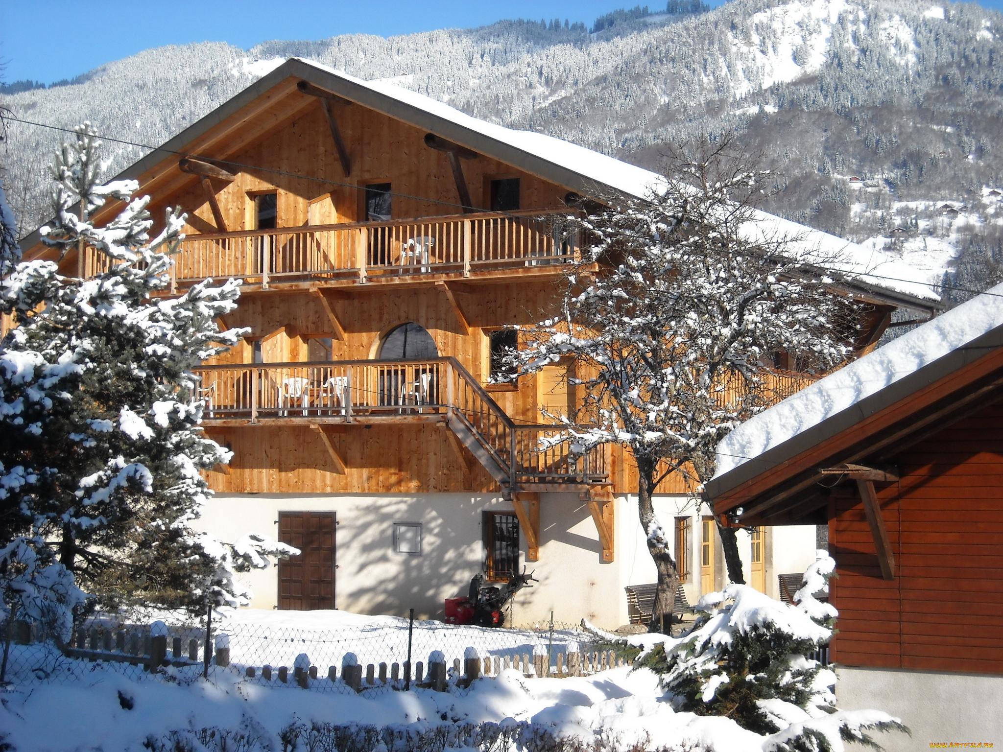 morillon, , france, города, -, здания, , дома, курорт, france, morillon, снег, зима, дома