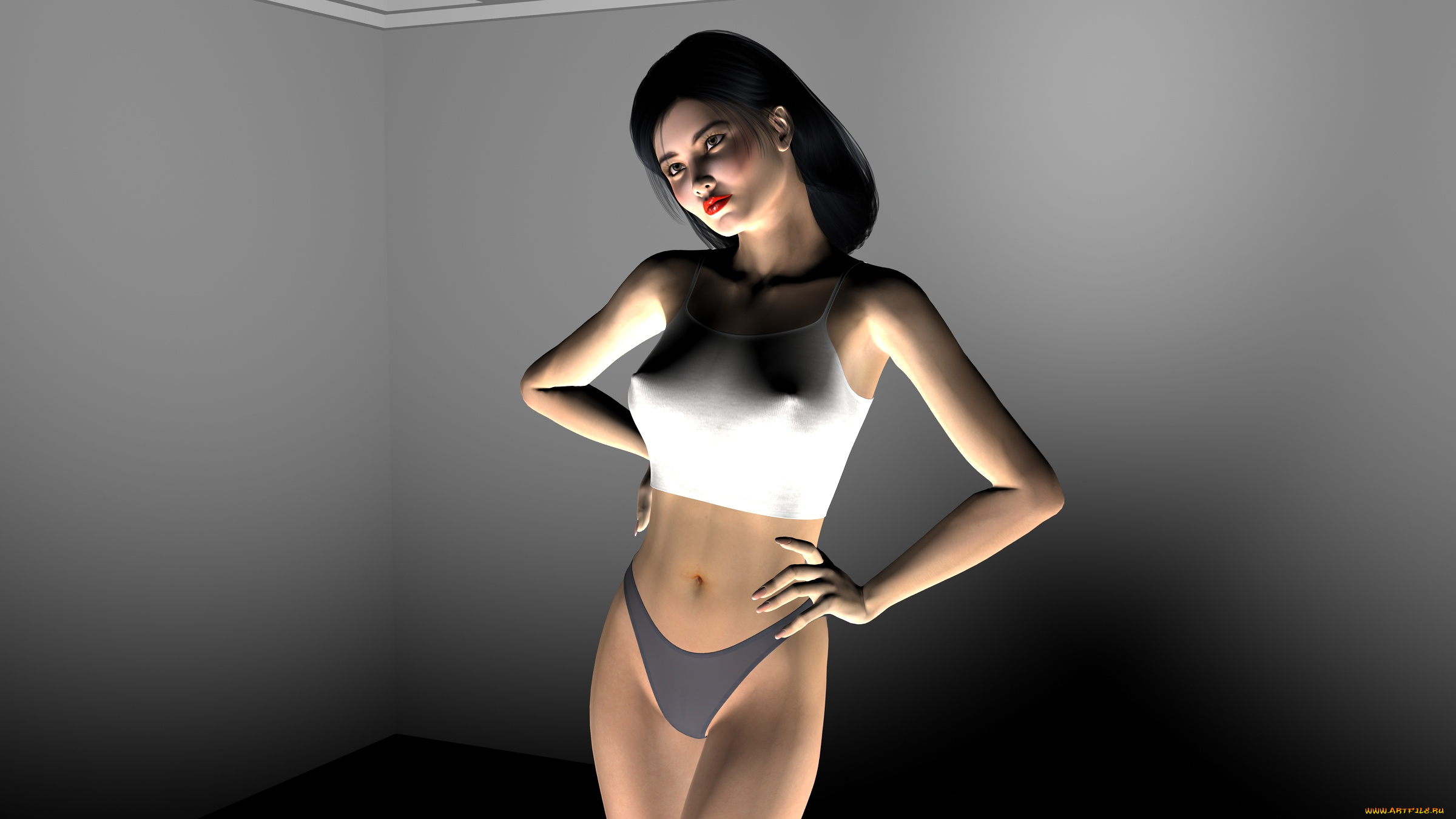 3д, графика, people, , люди, девушка, взгляд