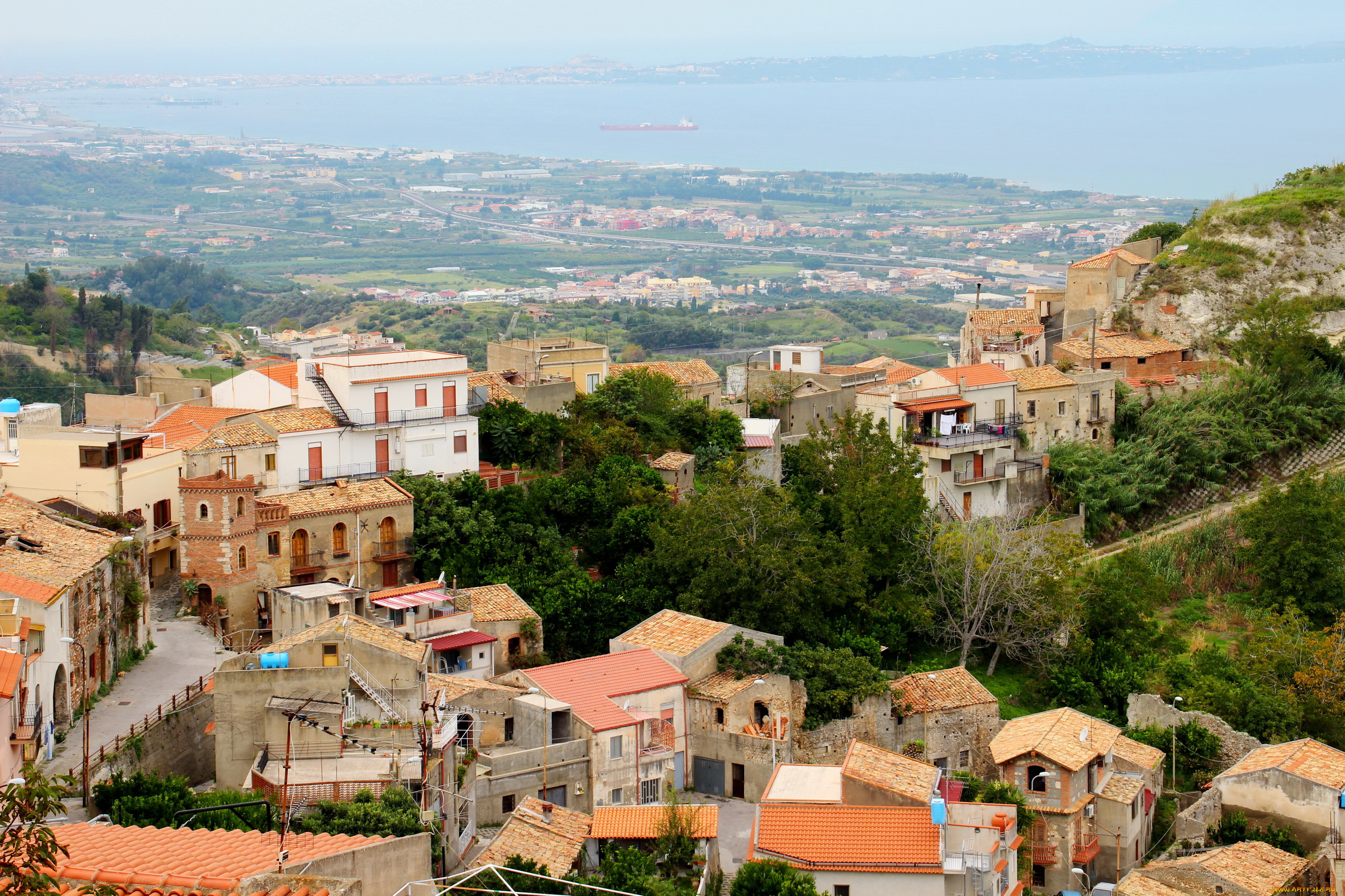 италия, сицилия, venetico, superiore, города, -, здания, , дома, дома, venetico, superiore, сицилия, италия