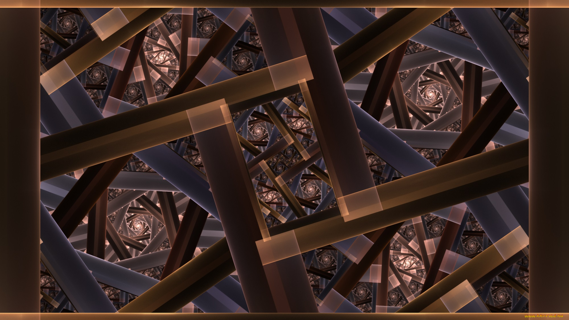 3д, графика, фракталы, , fractal, фон, узор, цвета