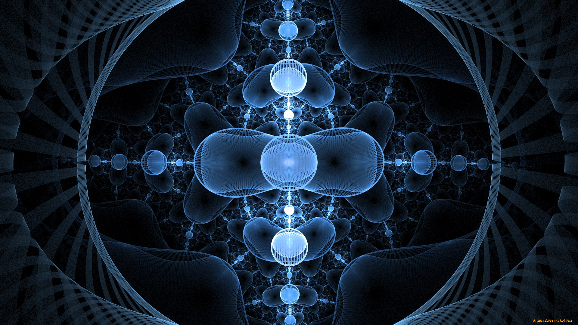 3д, графика, фракталы, , fractal, узор, цвета, фон