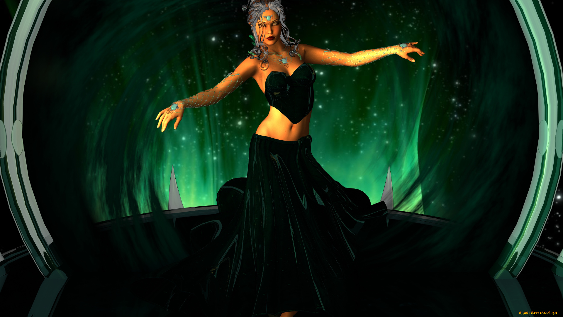 3д, графика, люди, , people, девушка, взгляд, фон