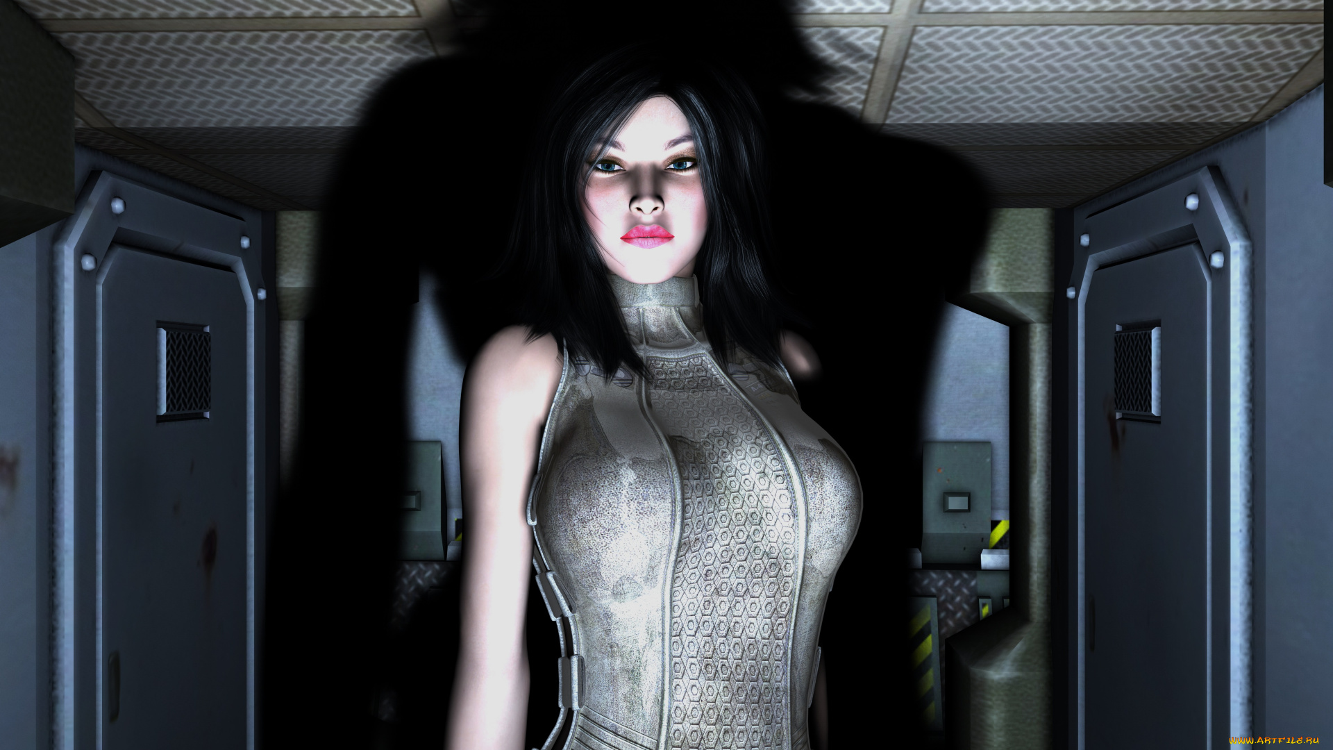 3д, графика, люди, , people, взгляд, фон, девушка