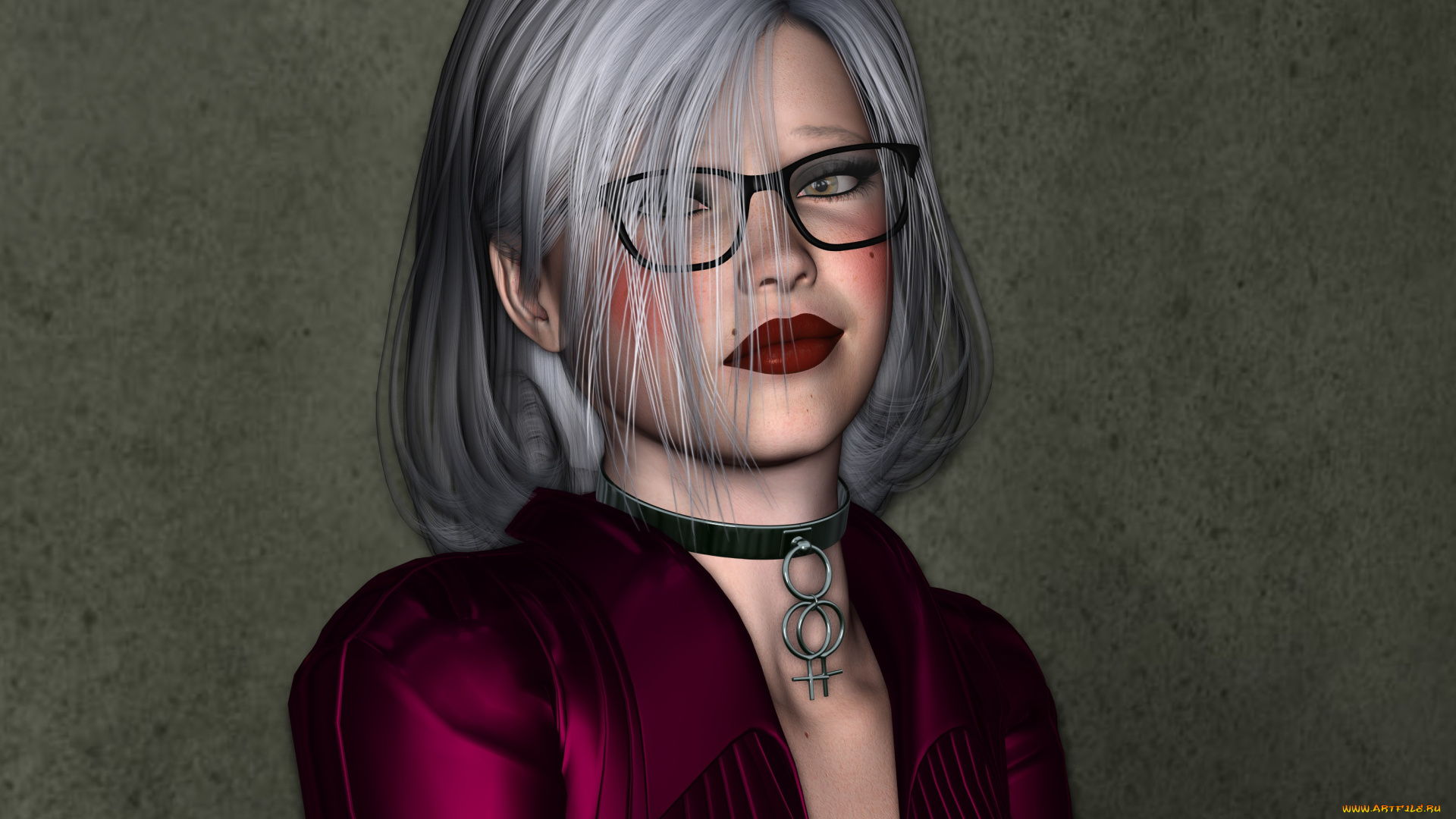 3д, графика, портрет, , portraits, взгляд, девушка, блондинка, фон