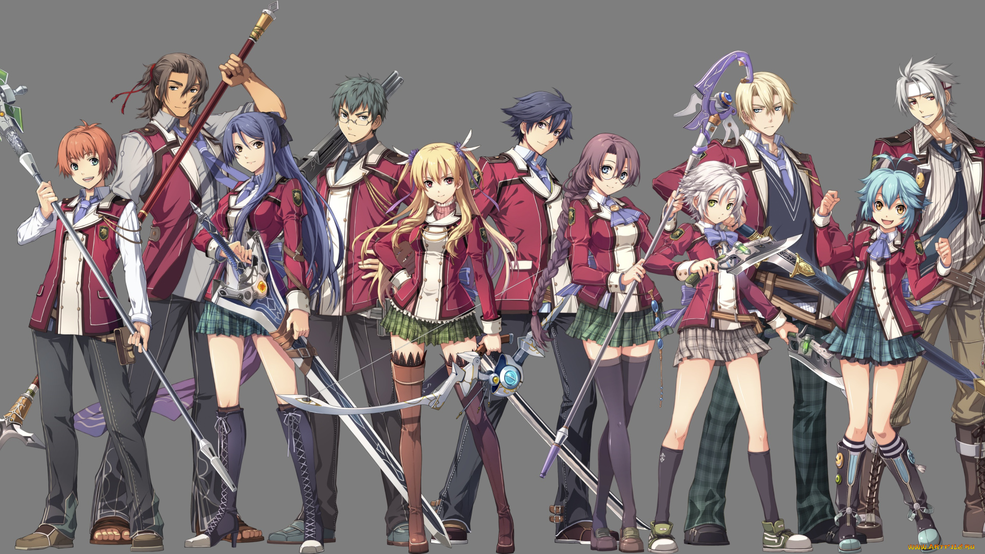 аниме, оружие, , техника, , технологии, enami, katsumi, арт, парни, девушки