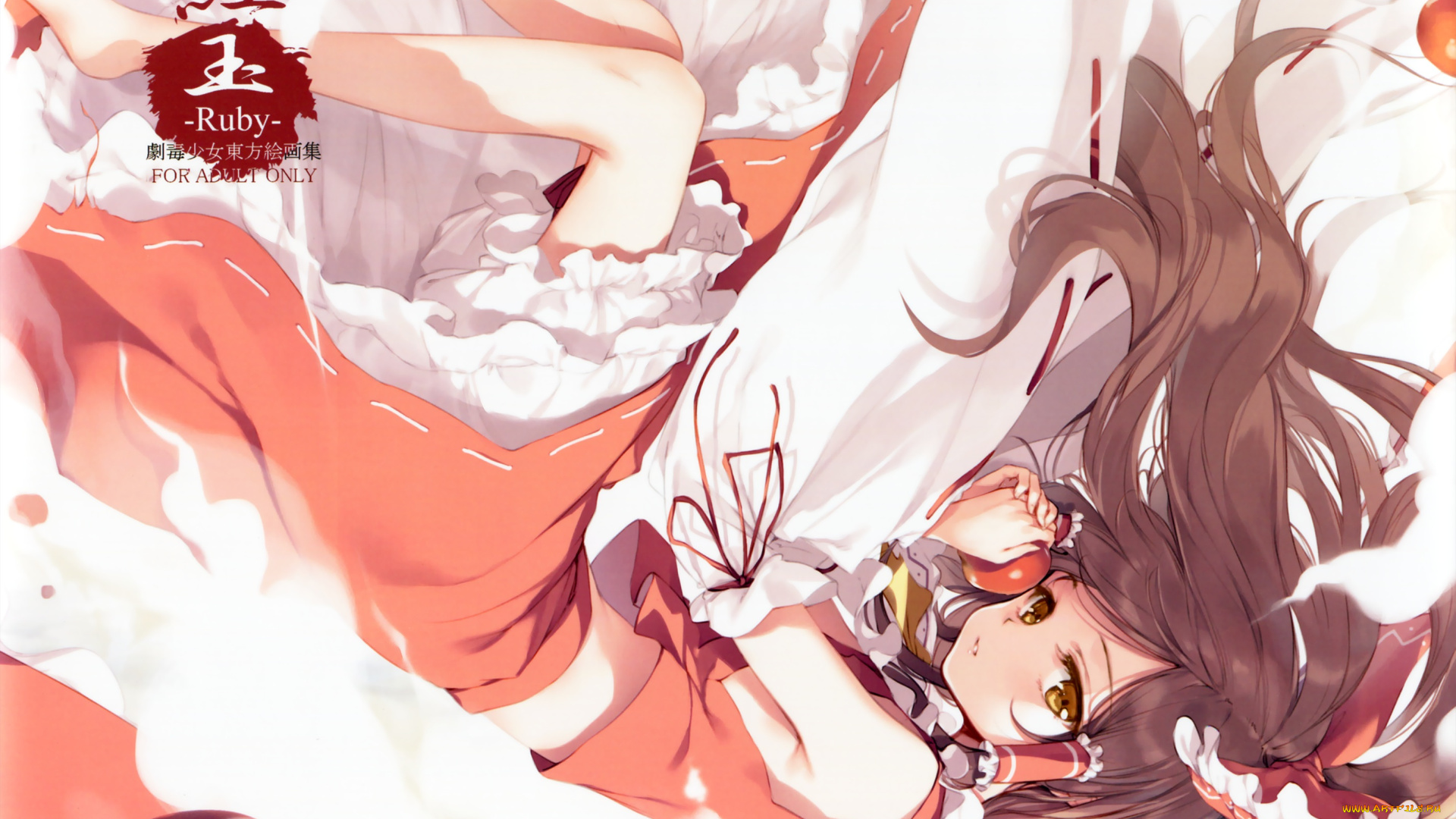 аниме, touhou, одежда, девушка, арт, ke-ta, hakurei, reimu