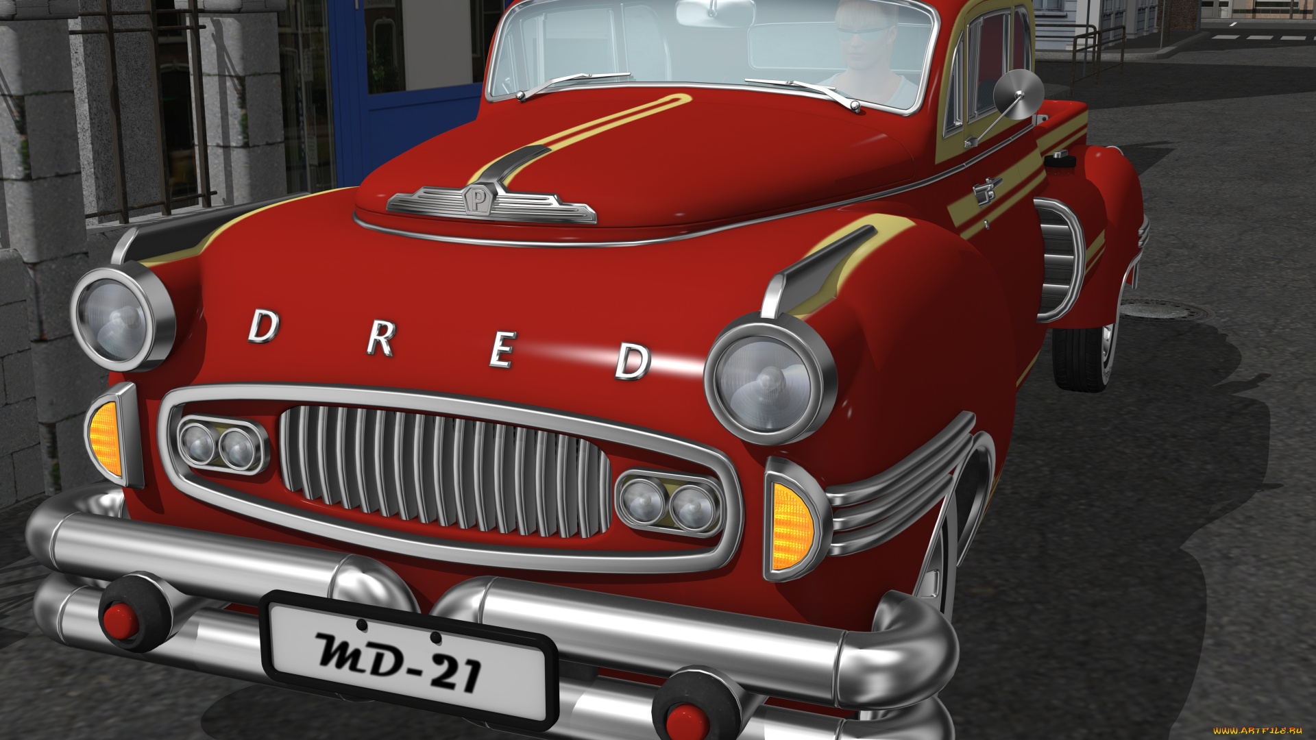 автомобили, 3д, автомобиль, фон