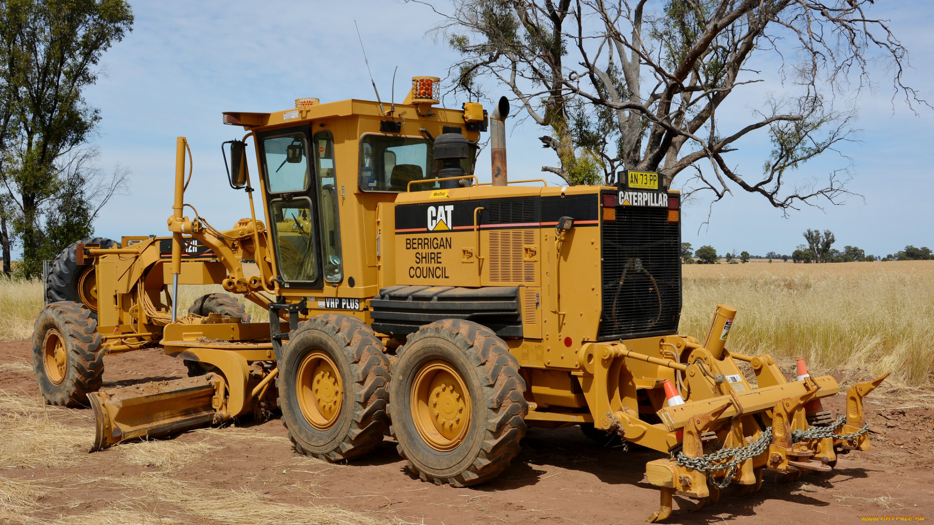 cat, техника, грейдеры, грейдер
