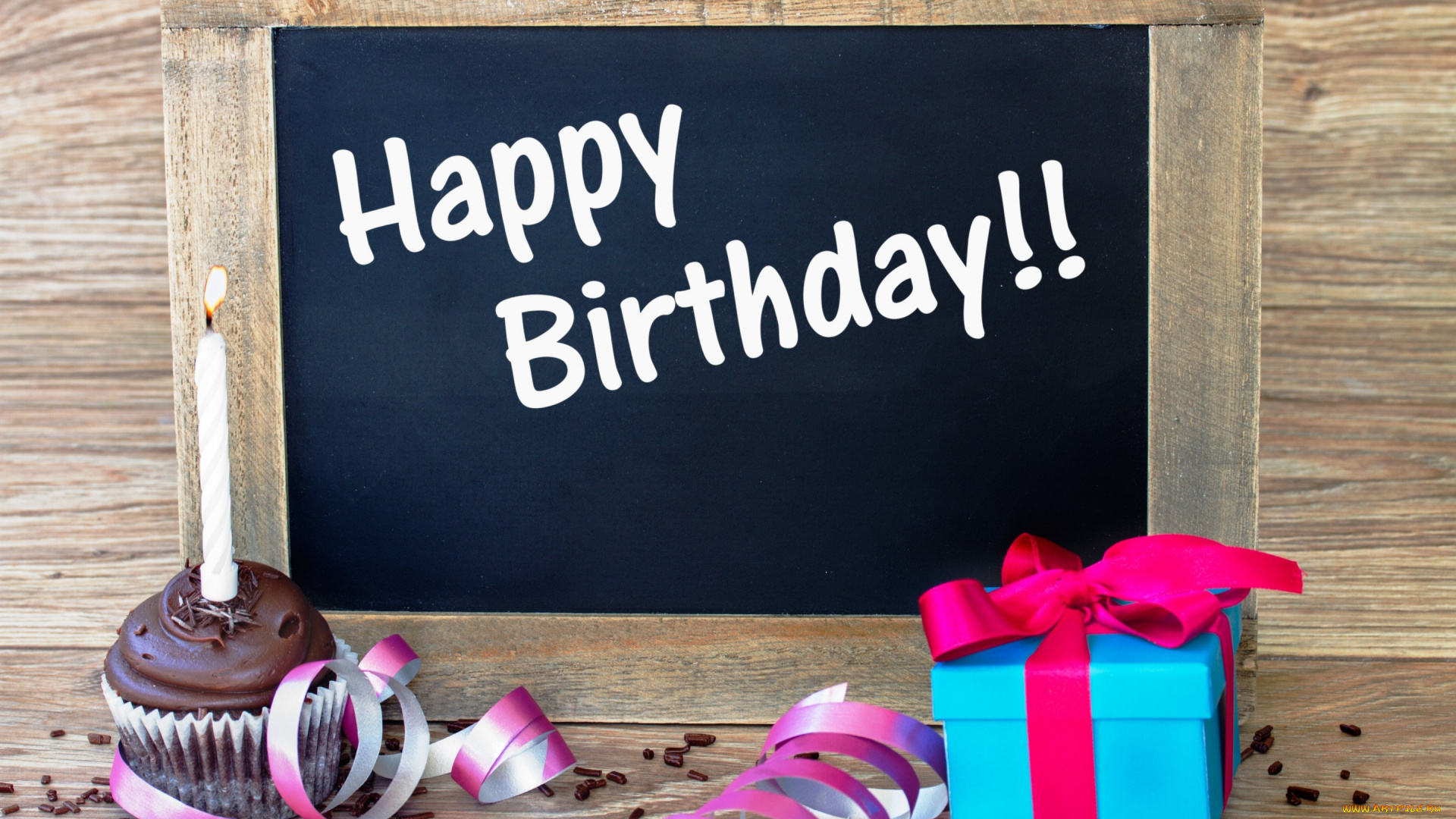 праздничные, день, рождения, день, рождения, happy, birthday, доска, подарок