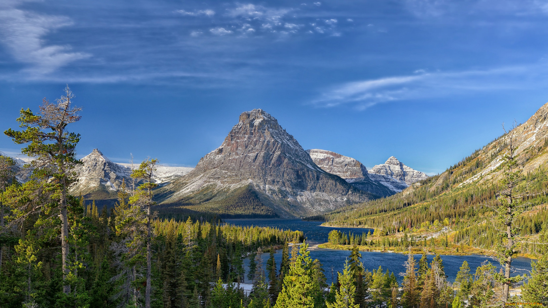 природа, реки, озера, горы, лес, река