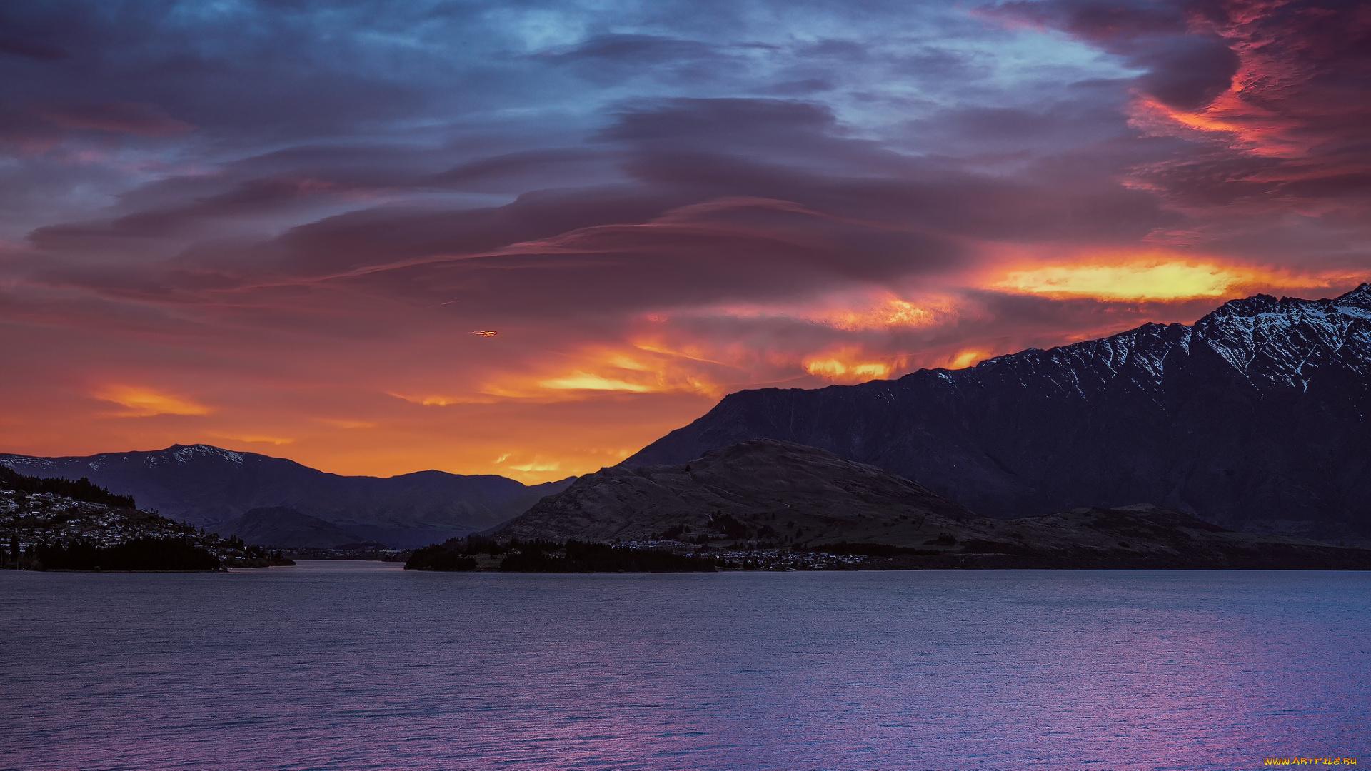 природа, реки, озера, утро, озеро, текапо, южный, остров, новая, зеландия