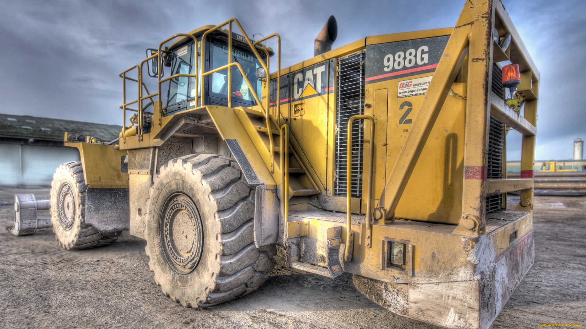 техника, фронтальные, погрузчики, ковш, погрузчик, колесный