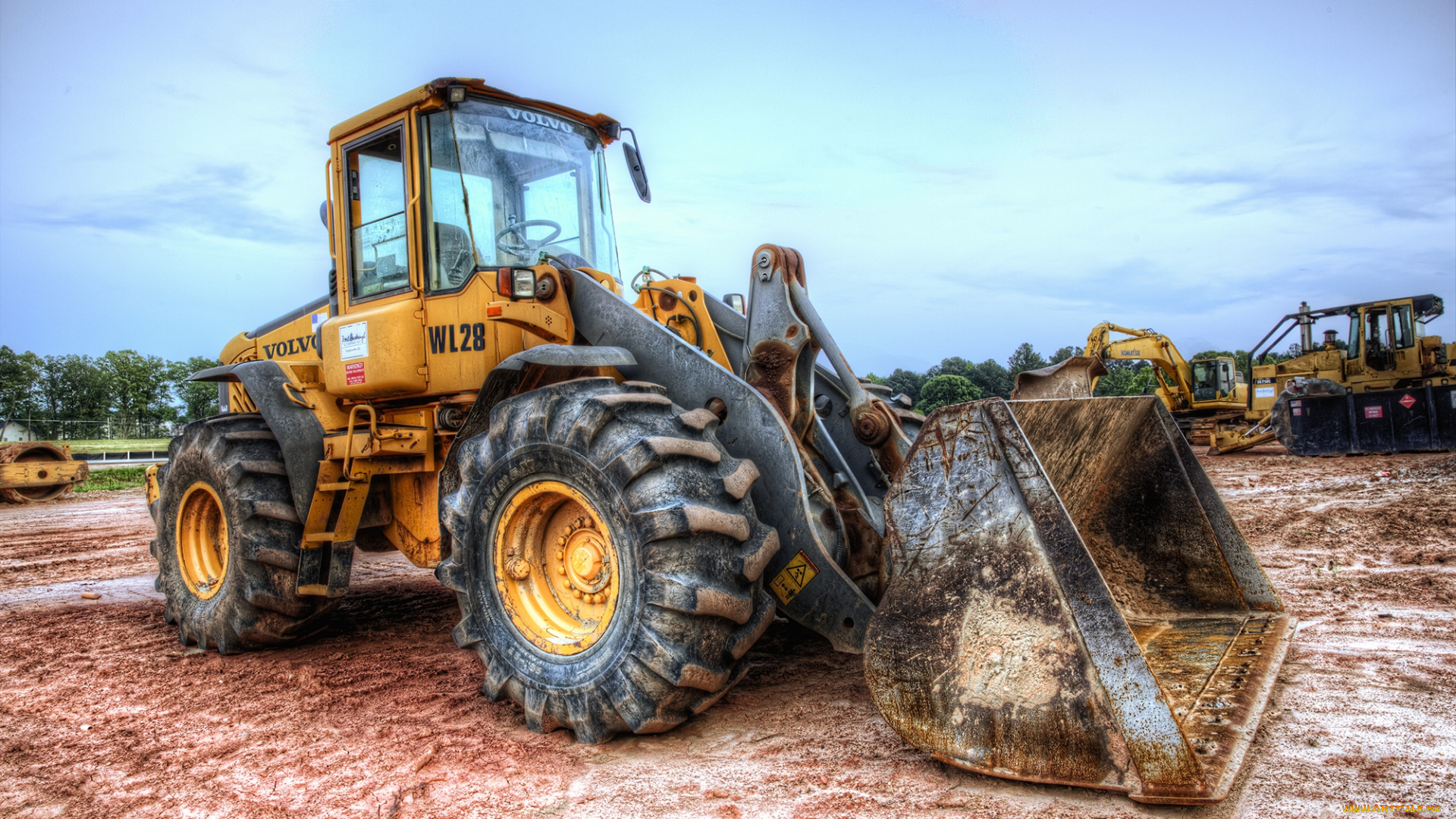 техника, фронтальные, погрузчики, погрузчик, колесный, ковш