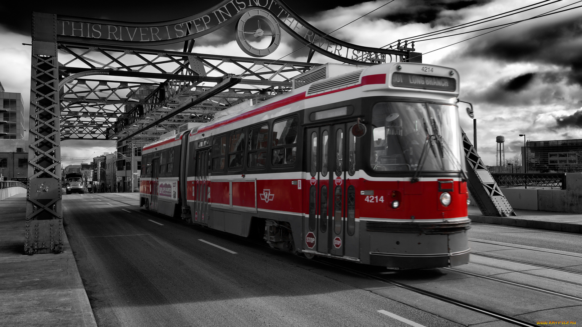 техника, трамваи, трамвай, рельсы, город