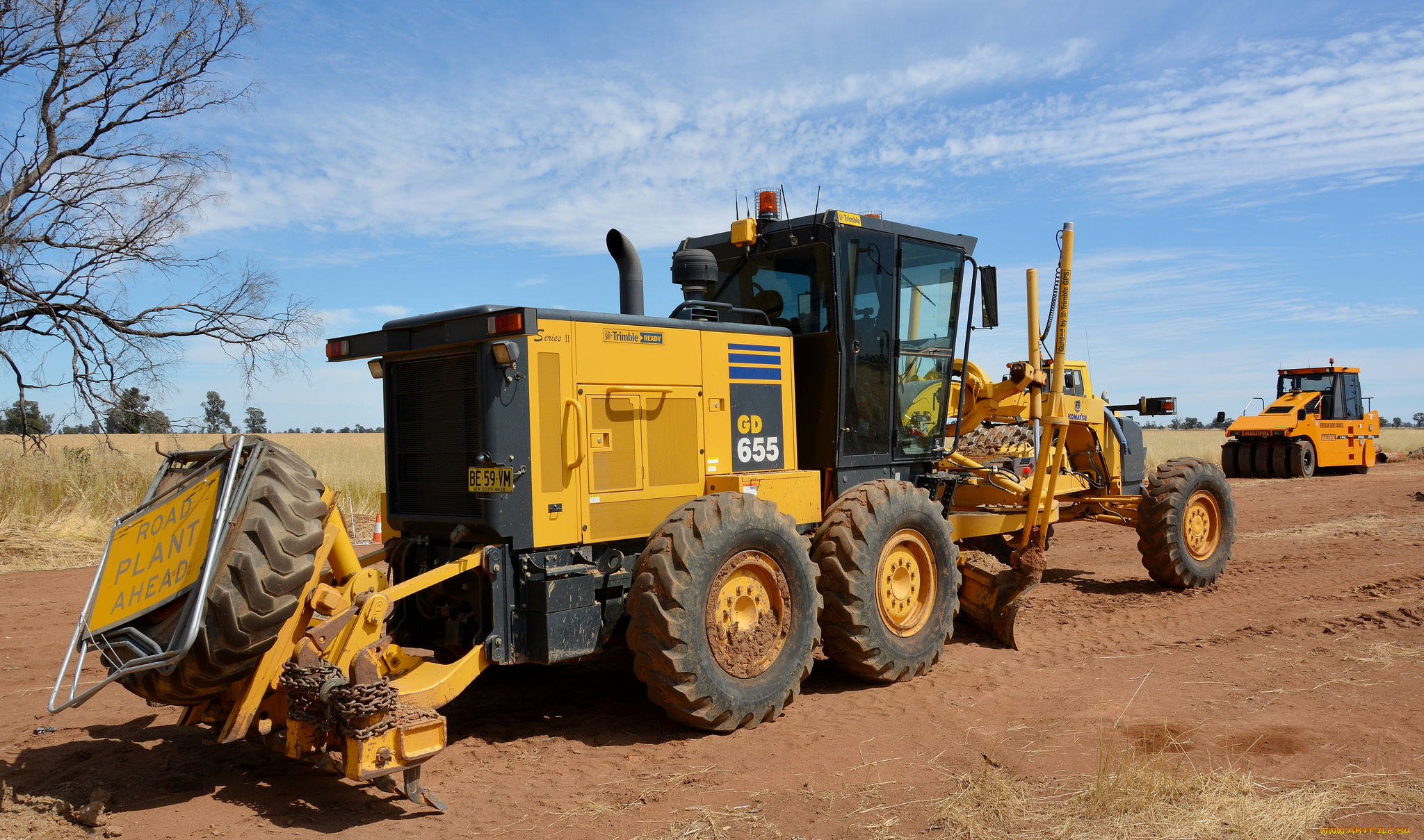 komatsu, техника, грейдеры, грейдер