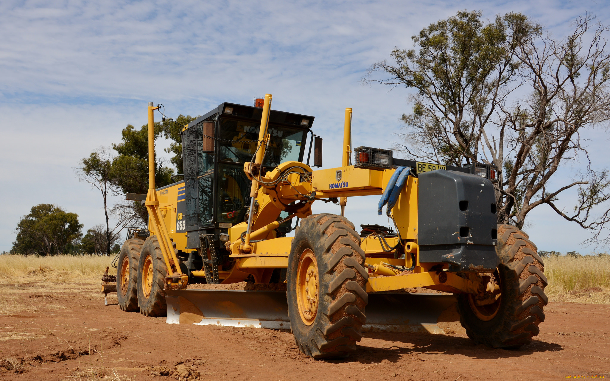 komatsu, техника, грейдеры, грейдер