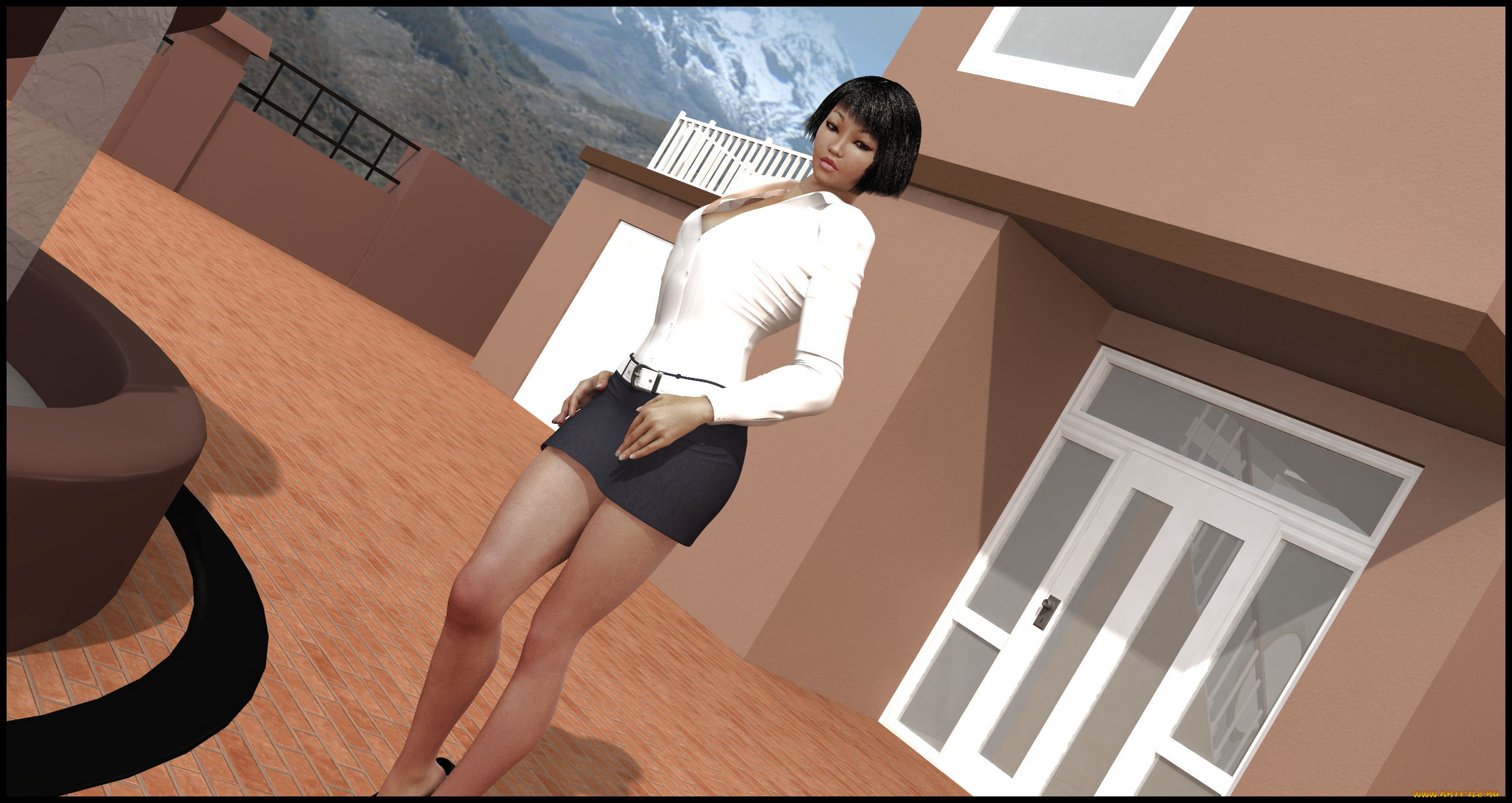 3д, графика, люди, , people, фон, взгляд, девушка