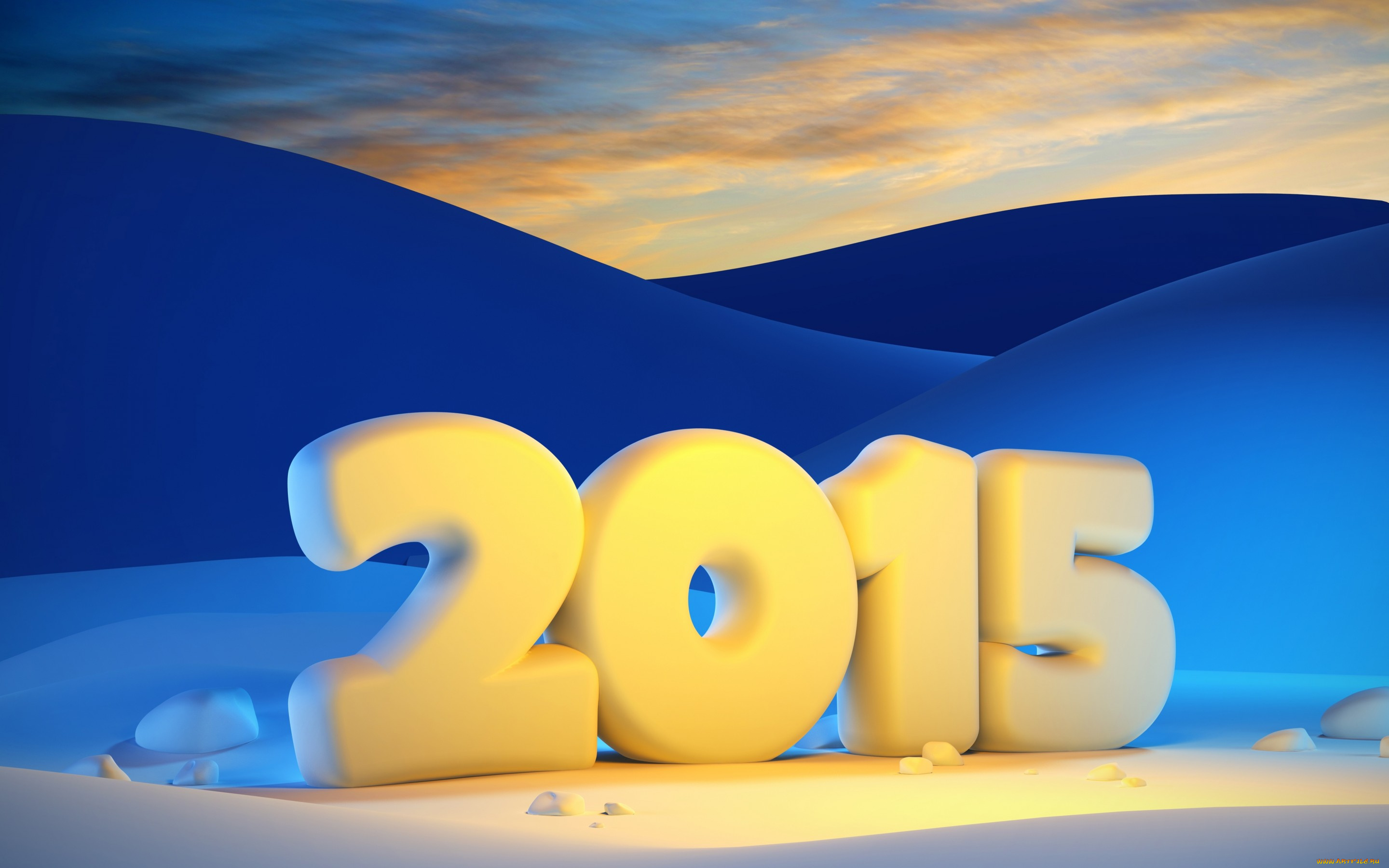 праздничные, 3д, графика, , новый, год, happy, new, year, 2015, новый, год, зима, снег, ночь, свет