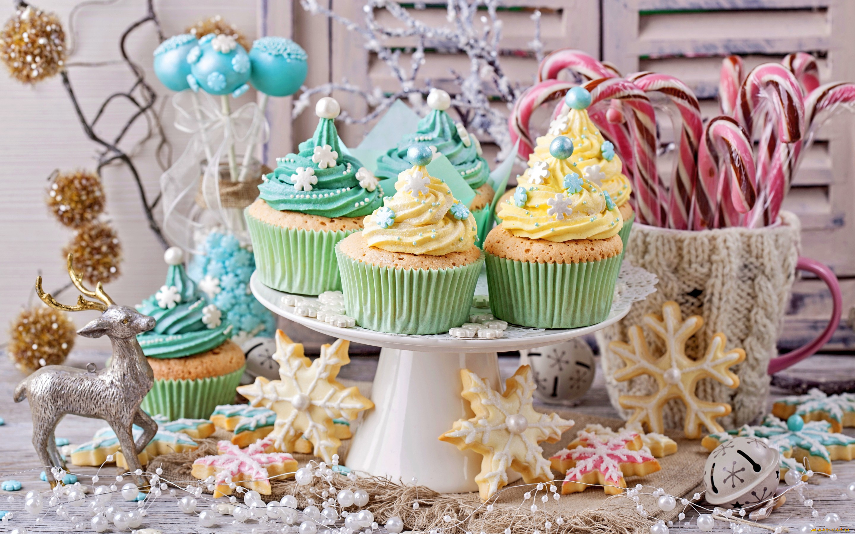 праздничные, угощения, конфеты, кексы, сладости, новый, год, выпечка, печенье, рождество, decoration, christmas, merry