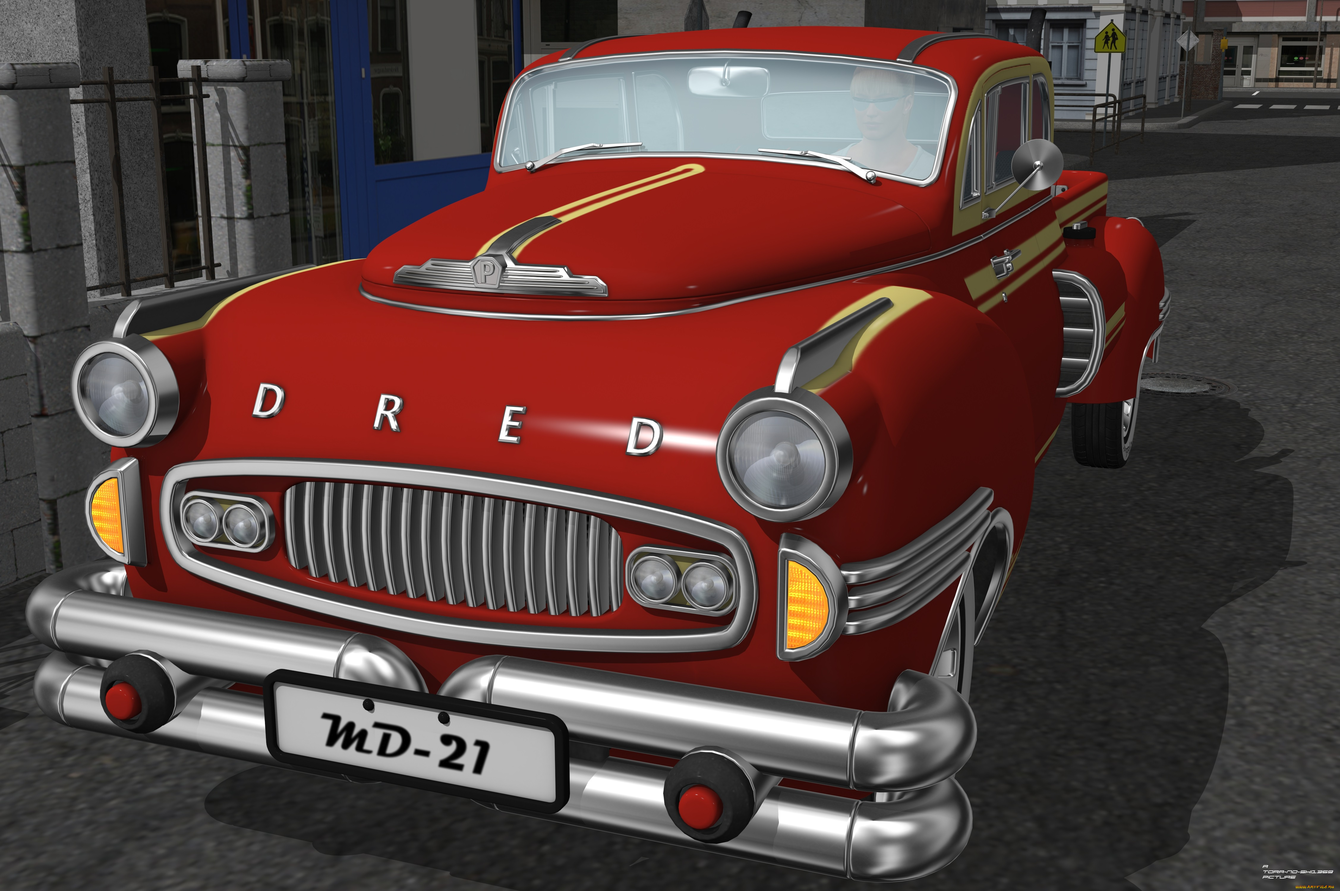 автомобили, 3д, автомобиль, фон