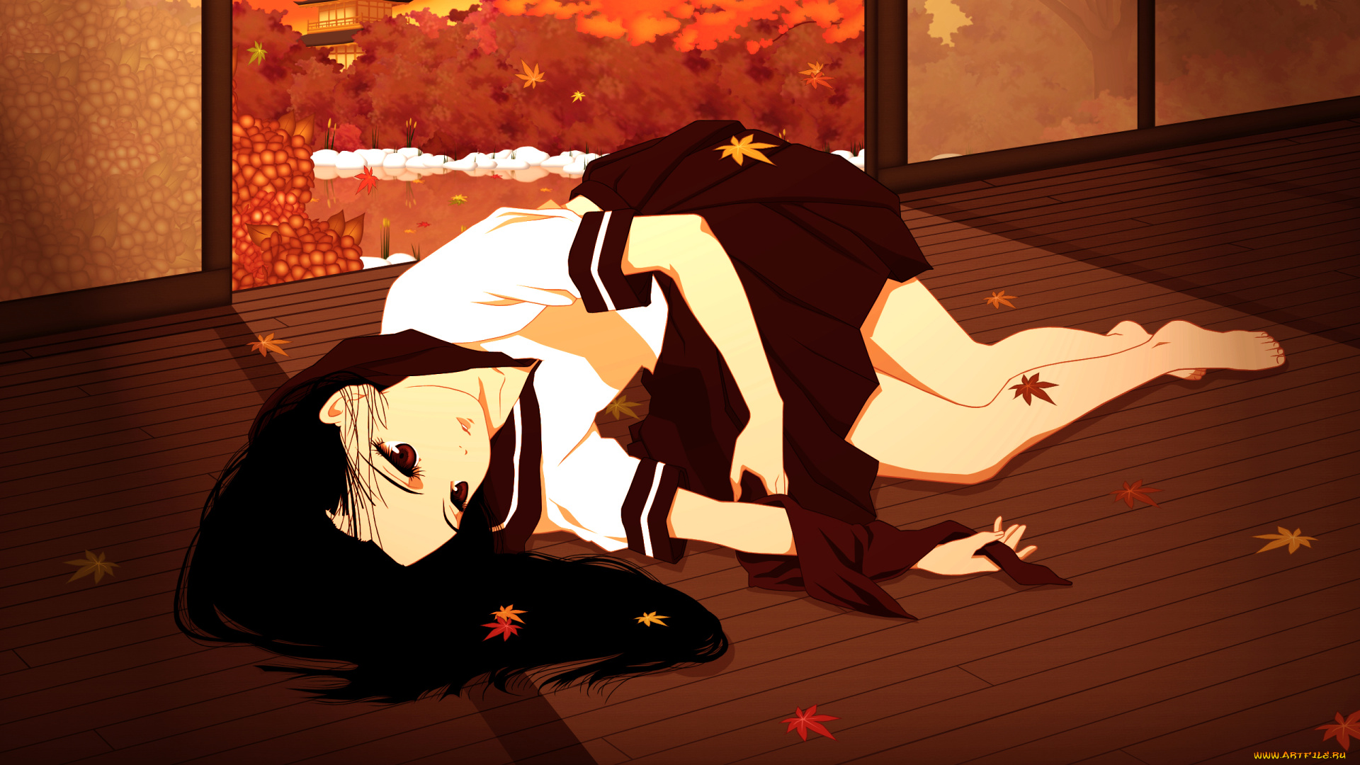 аниме, jigoku, shoujo, арт, etoo, miyuki, девочка, jigoku, shoujo, enma, ai