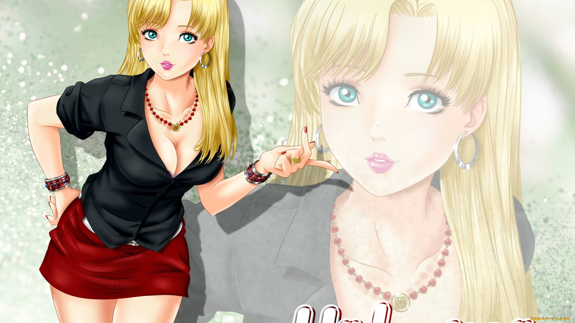 аниме, unknown, , другое, девушка, взгляд