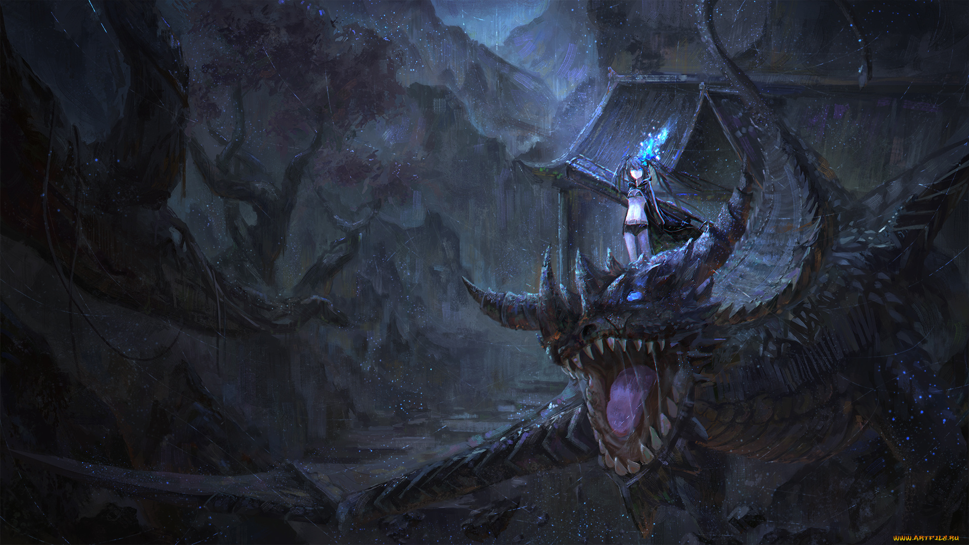 автор, , tianya, beiming, аниме, black, rock, shooter, kuroi, mato, black, rock, shooter