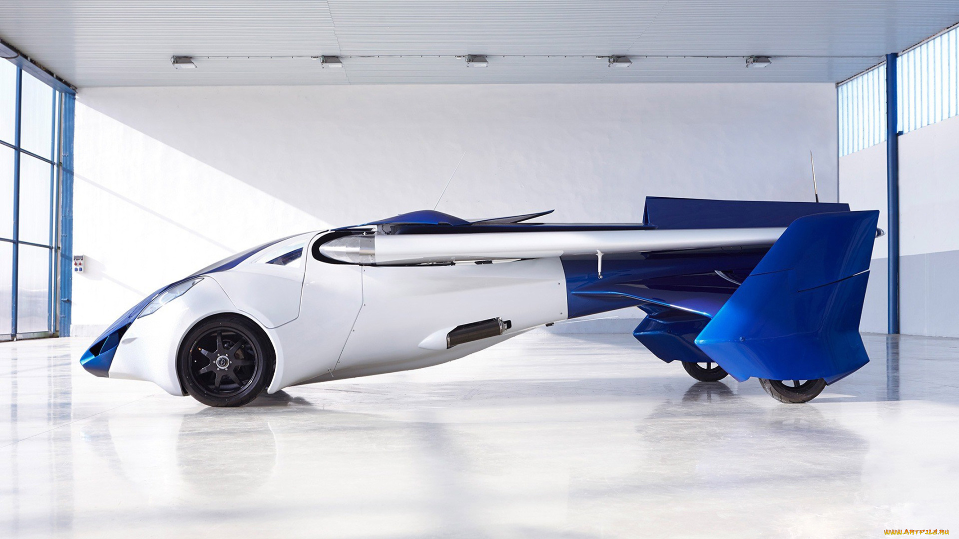 aeromobil, автомобили, -unsort, самолёт, ангар, car