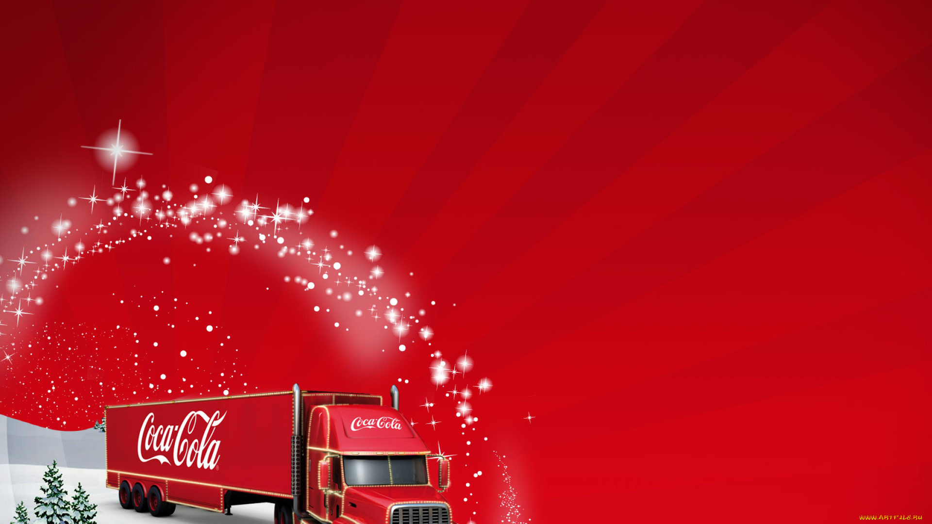 бренды, coca-cola, фон, автомобиль