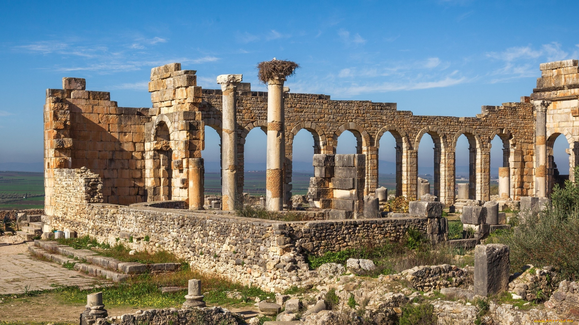 города, -, исторические, , архитектурные, памятники, форум, рим