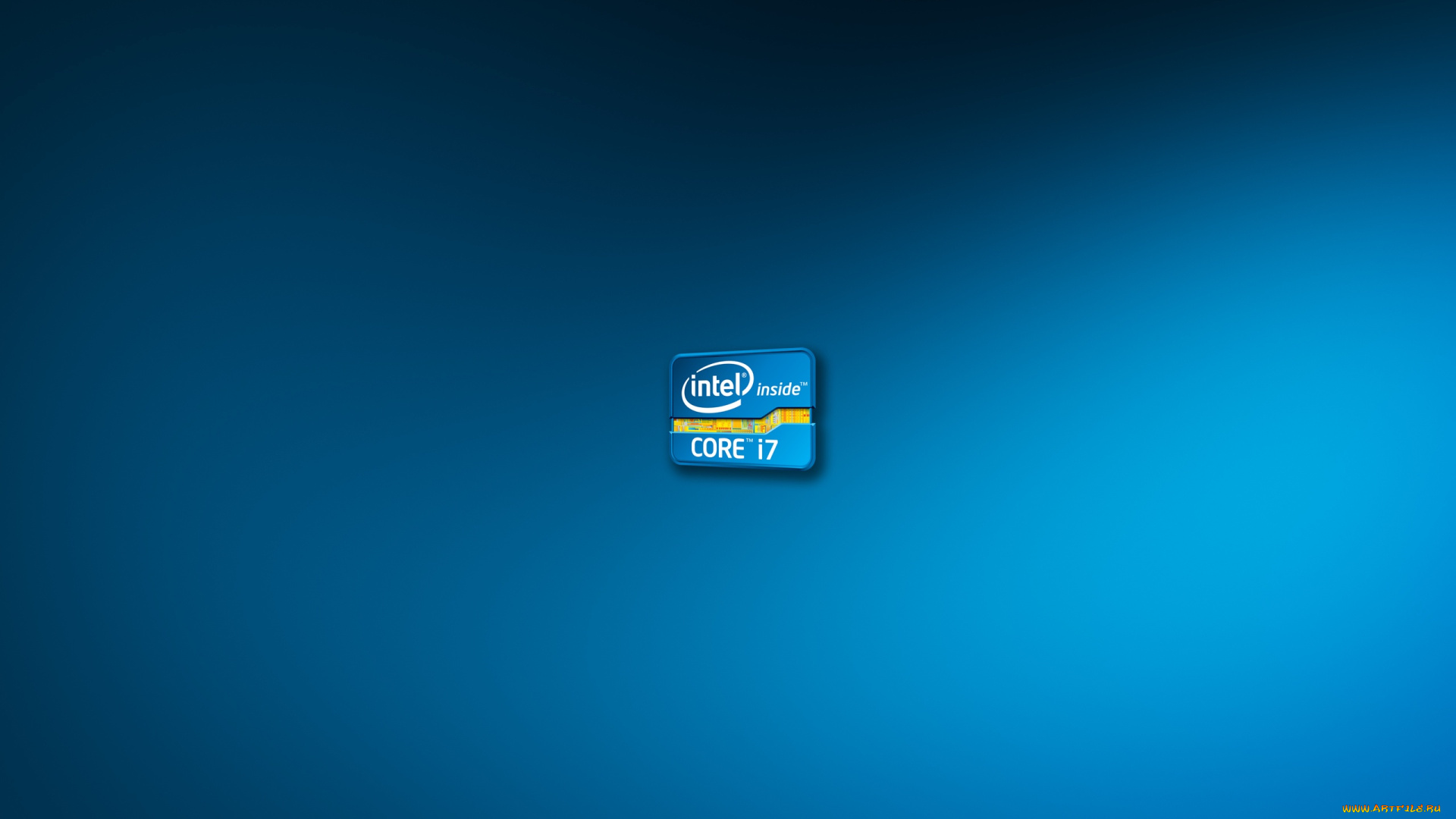 компьютеры, intel, фон, логотип