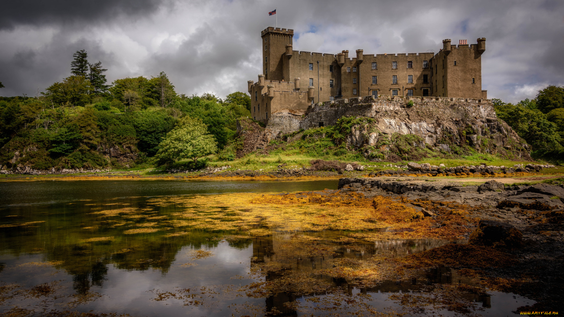 dunvegan, castle, города, -, дворцы, , замки, , крепости, замок