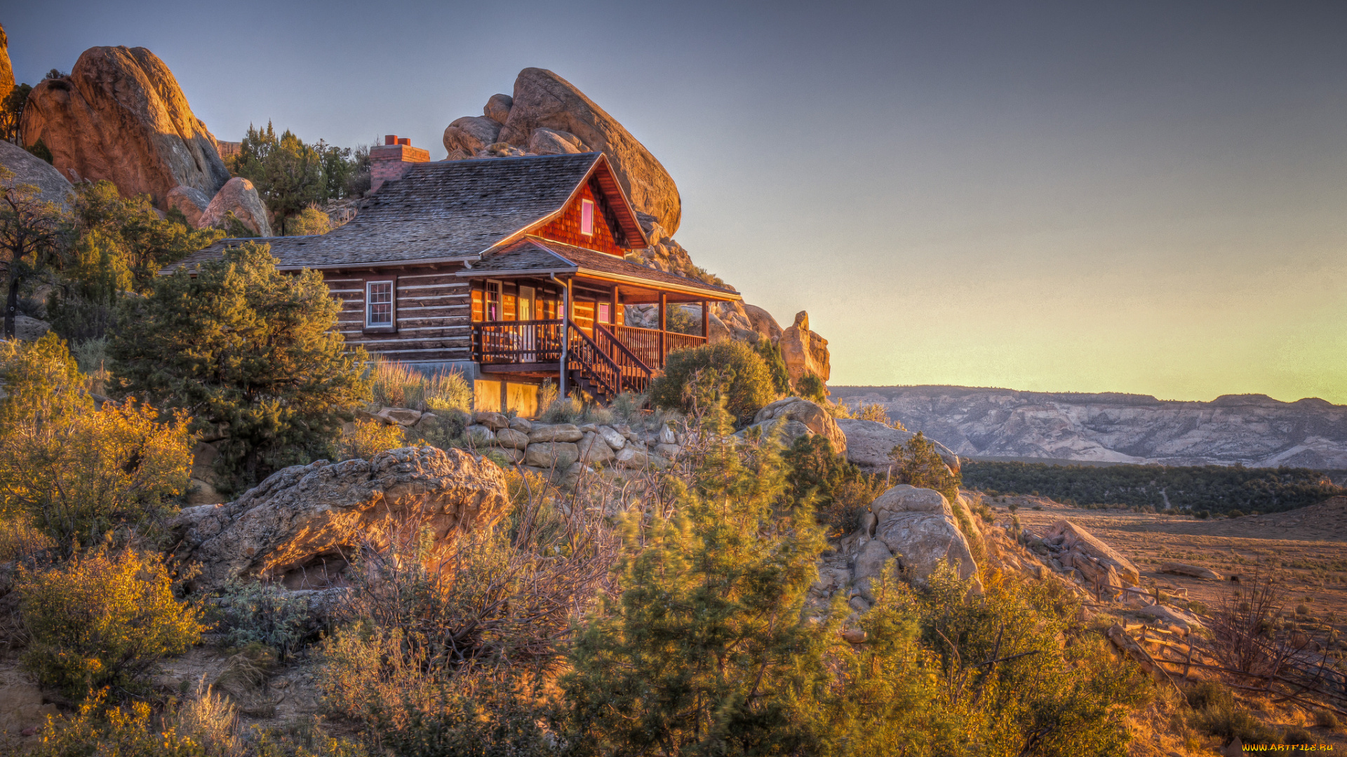 города, -, пейзажи, простор