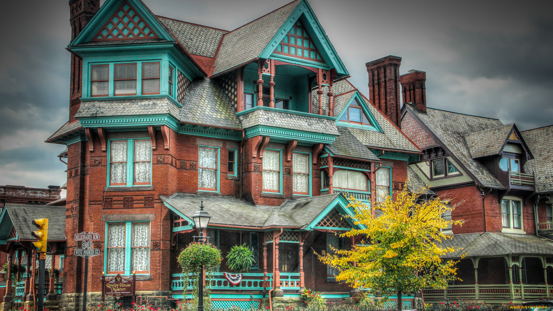 города, -, здания, , дома, простор