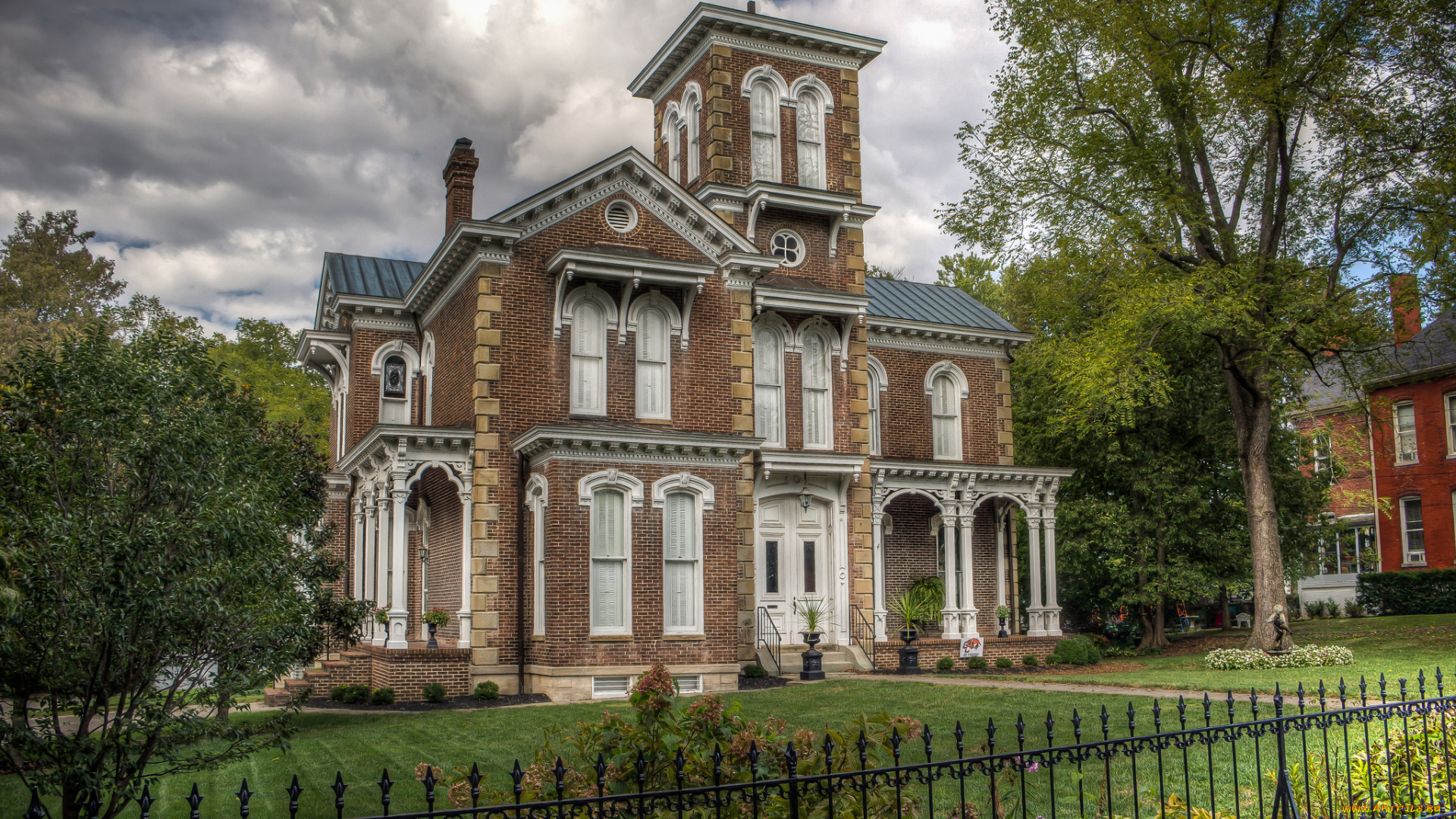 города, -, здания, , дома, простор