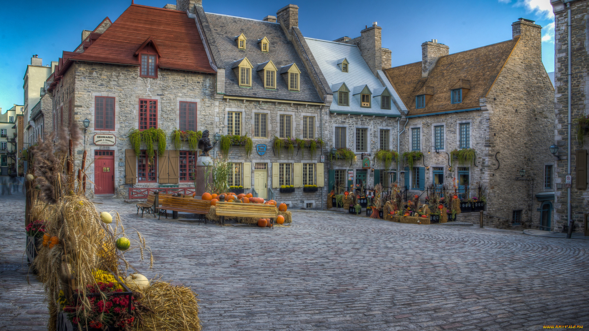 города, -, здания, , дома, простор