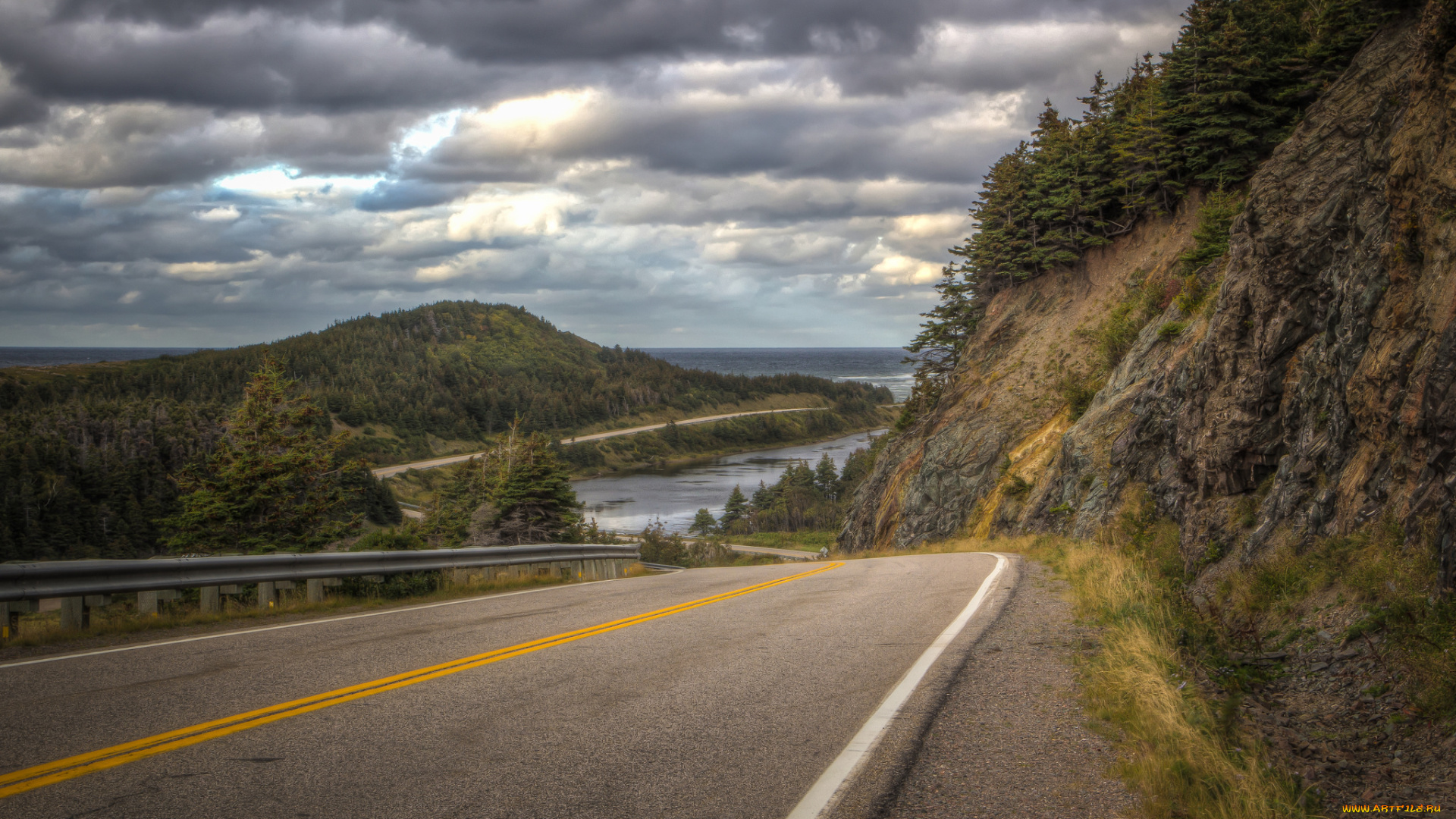 природа, дороги, простор