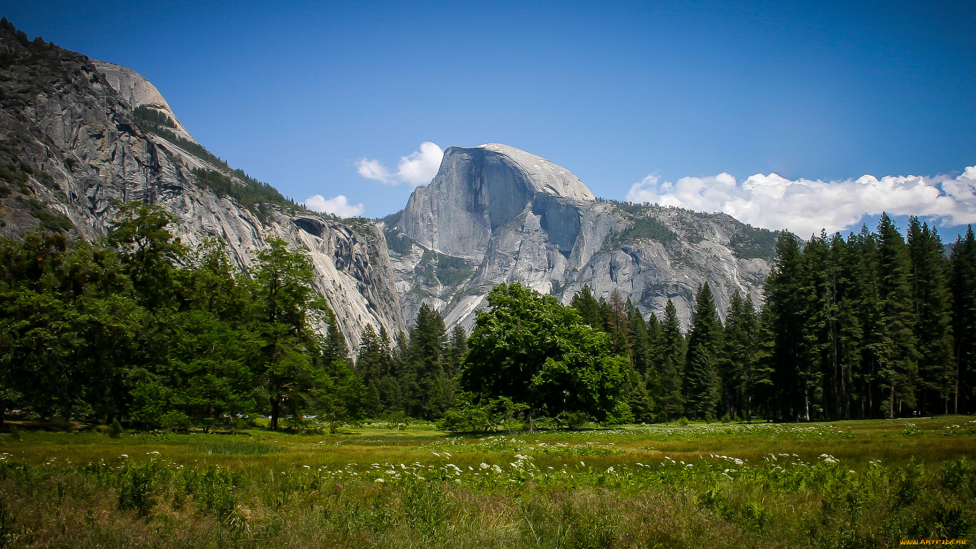 природа, горы, простор