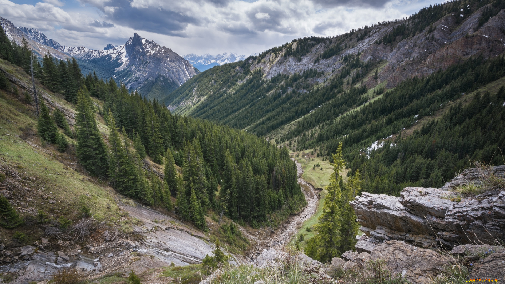 природа, горы, простор