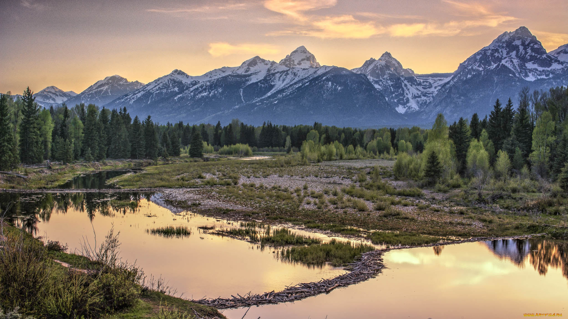 природа, реки, озера, простор