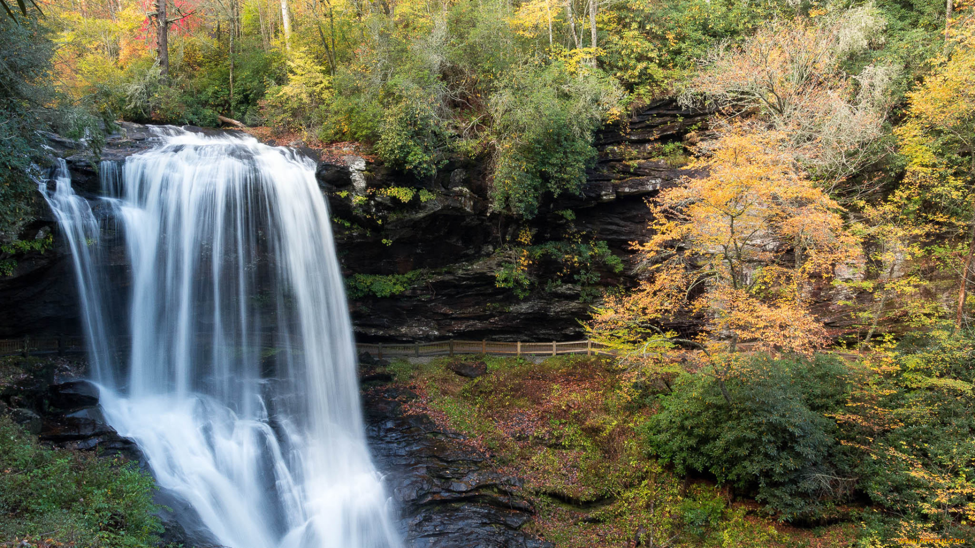 природа, водопады, простор