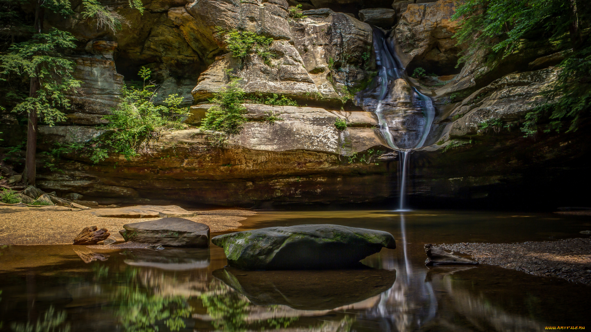 природа, водопады, простор
