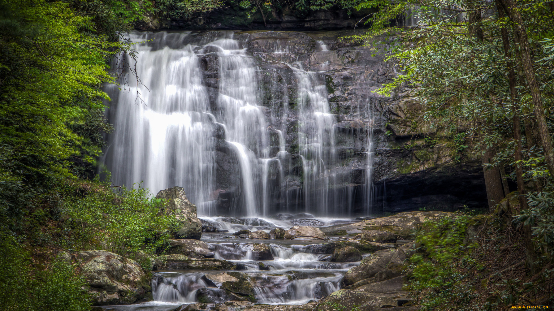 природа, водопады, простор