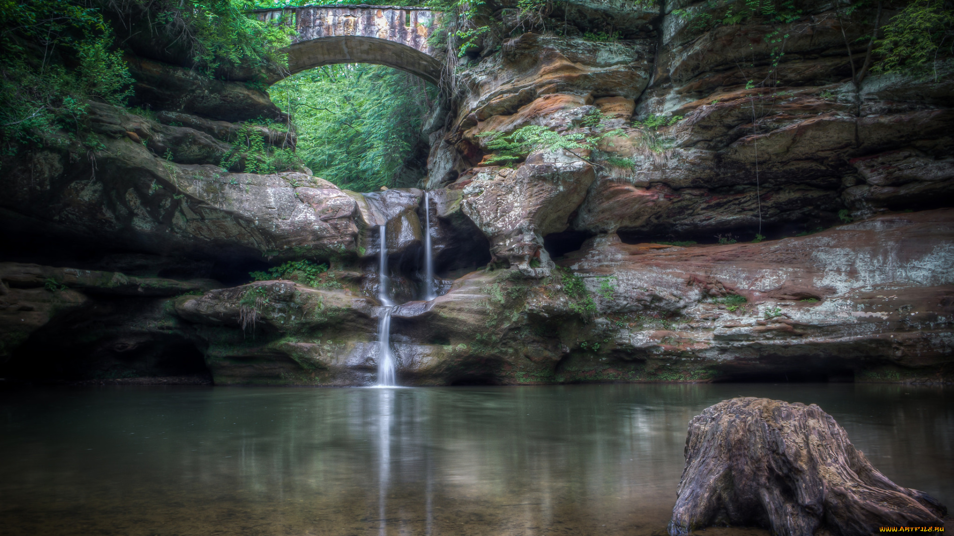 природа, водопады, простор