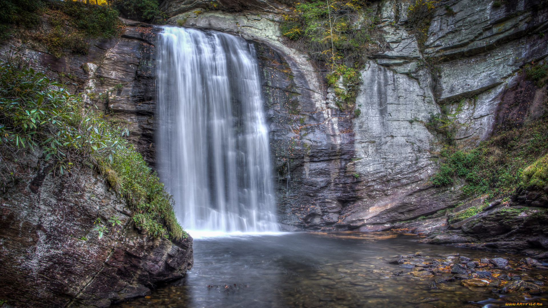 природа, водопады, простор