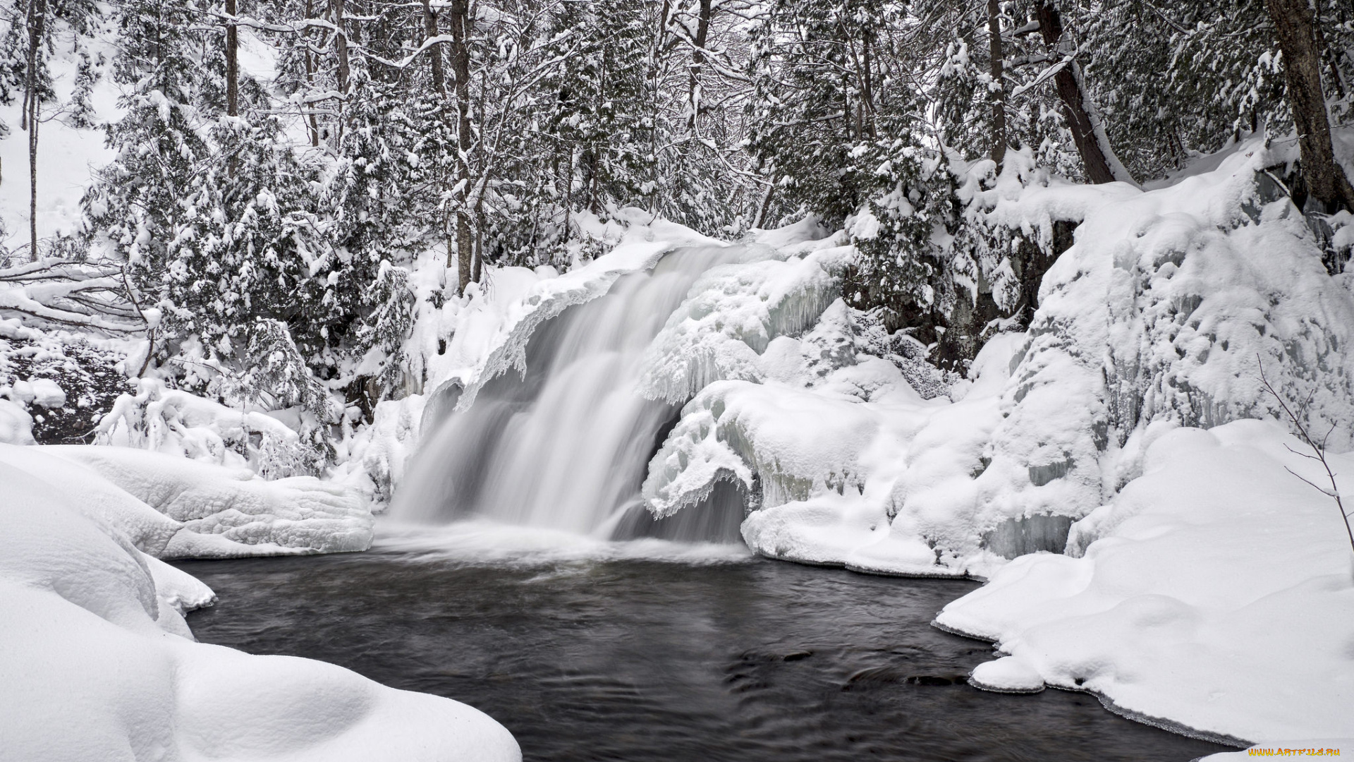 природа, зима, простор