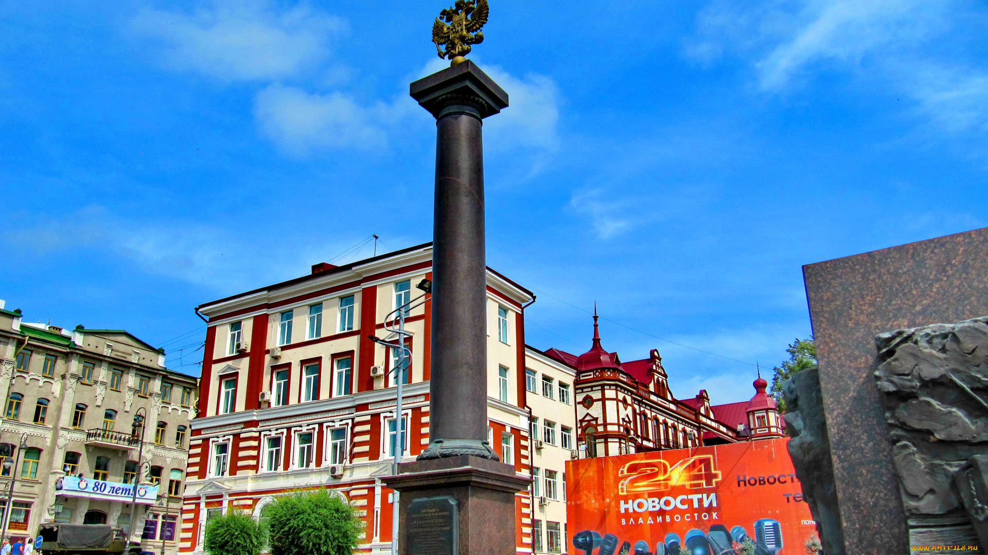 владивосток, города, -, памятники, , скульптуры, , арт-объекты, здания, город