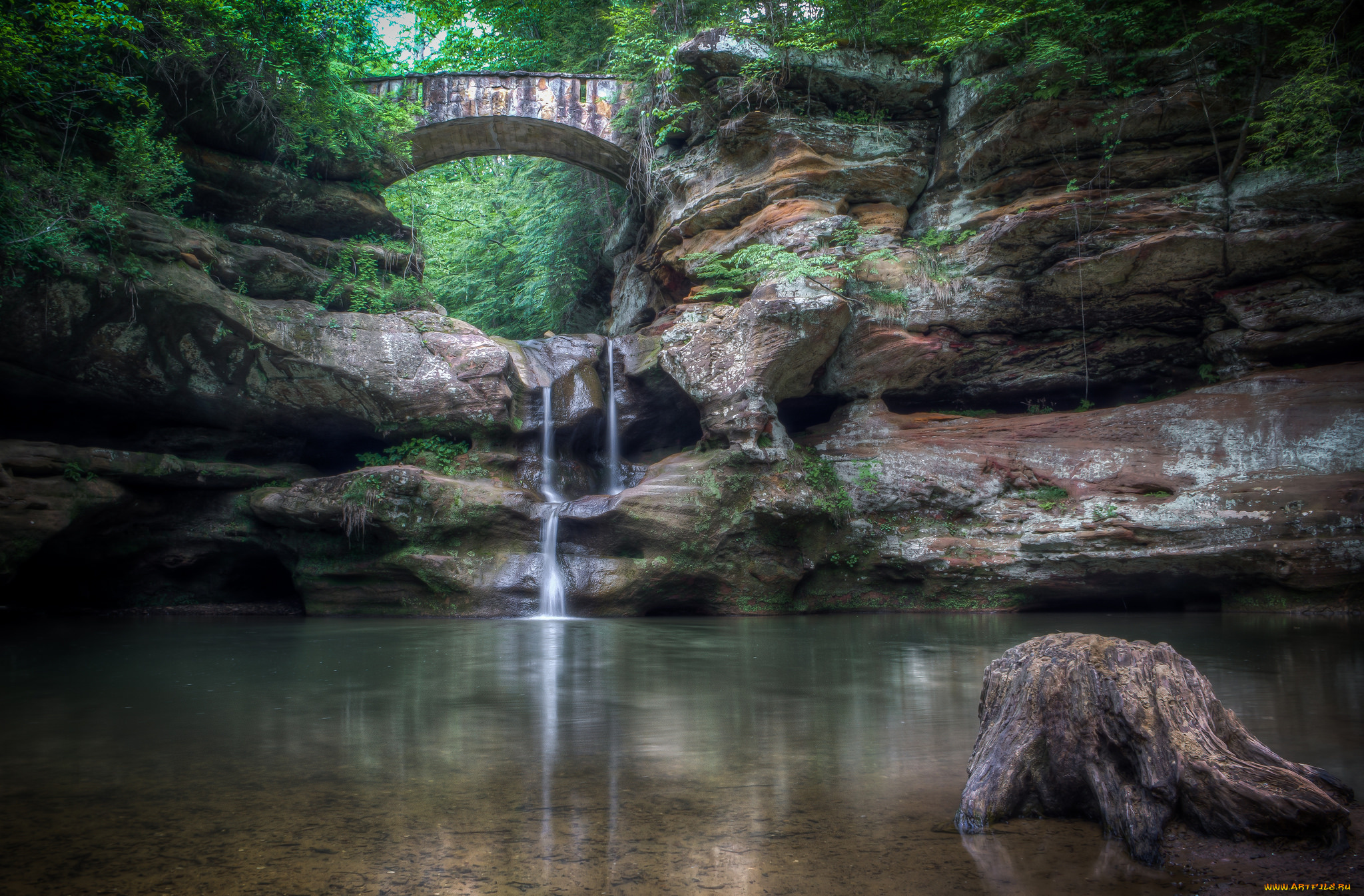 природа, водопады, простор