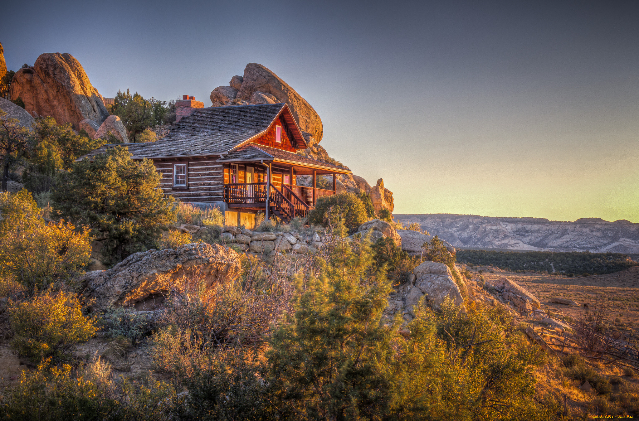 города, -, пейзажи, простор