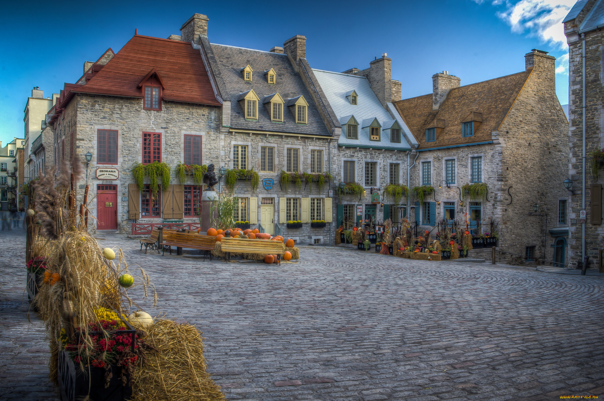 города, -, здания, , дома, простор